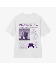 Camiseta Blanca - Verde 70 - Portada