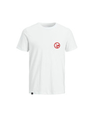 Camiseta Flor y Puñal Blanca