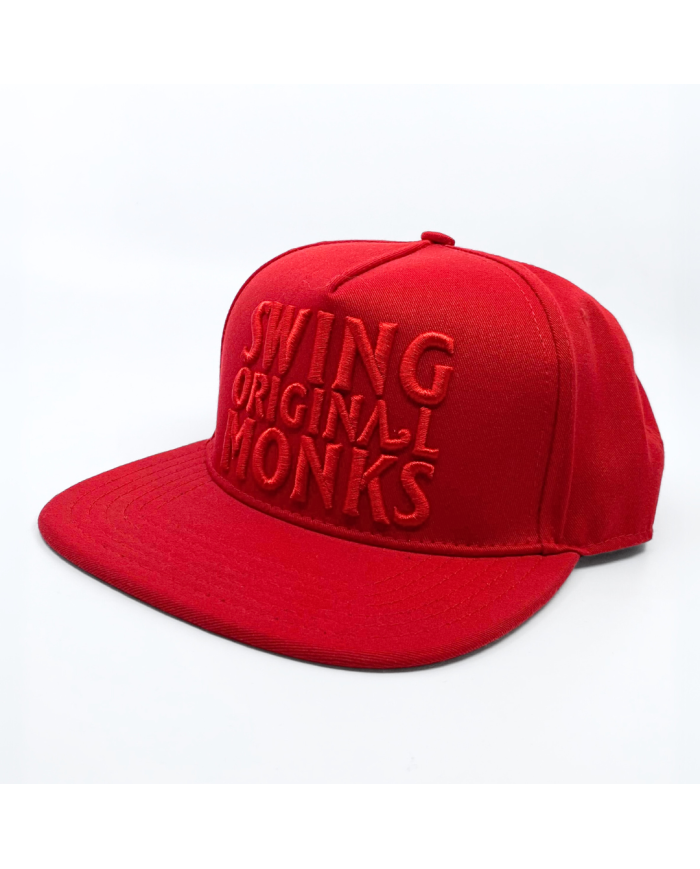 Gorra Swing Orginal Monks Roja Logo Rojo