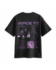 Camiseta Negra - Verde 70 - Portada