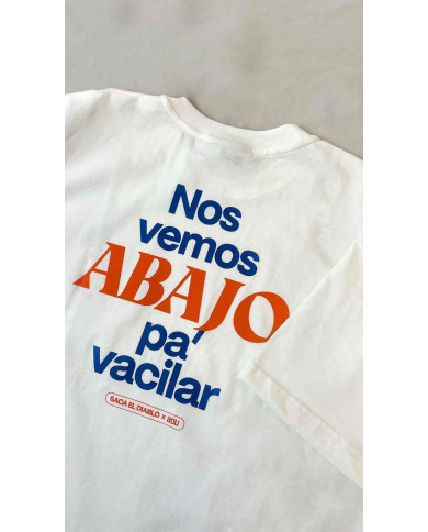 Camiseta “Saca el Diablo” - Nácar