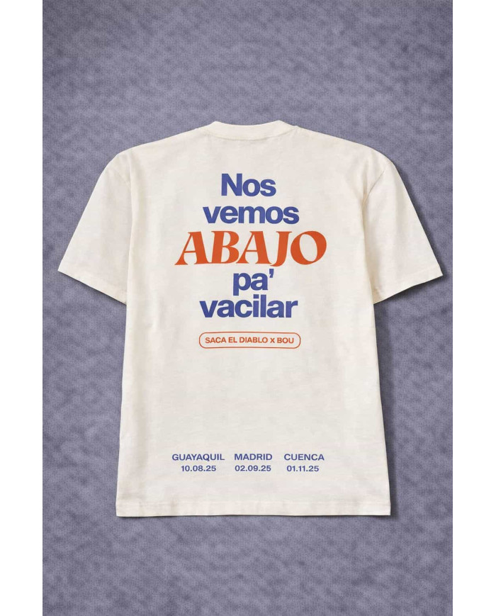 Camiseta “Saca el Diablo” - Nácar